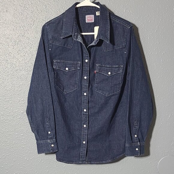 Levi's Tops - Denim shirt blue